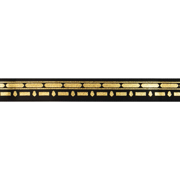 Umrah Kaaba Theme Gold Foil Satin Gift Ribbon