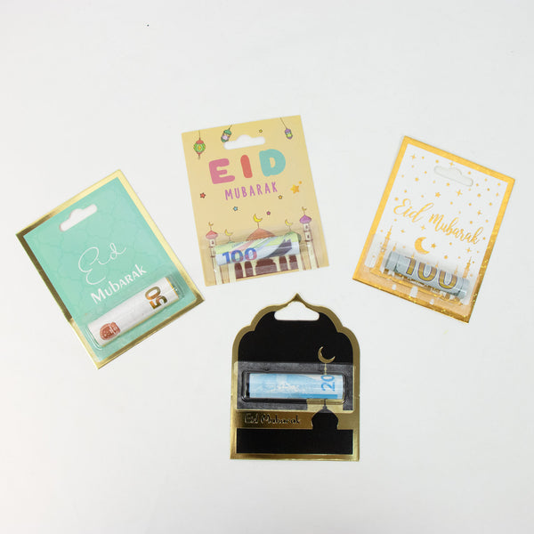 DIY Eid Mubarak Money Card Holder – Kids Edition with Plastic Holder