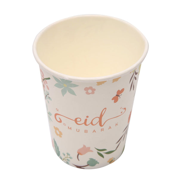 Eid Mubarak Paper Cup - Vintage Floral