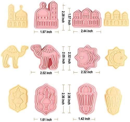 Assorted Cookie Cutters (Mosque, Camel, Moon and Star & Lanterns Design)