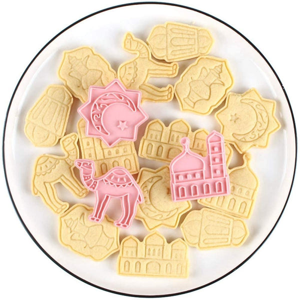 Assorted Cookie Cutters (Mosque, Camel, Moon and Star & Lanterns Design)