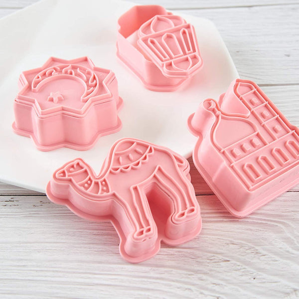 Assorted Cookie Cutters (Mosque, Camel, Moon and Star & Lanterns Design)