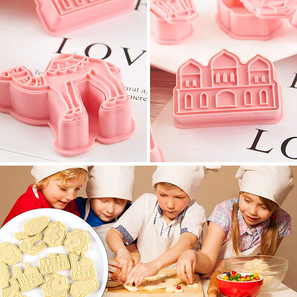 Assorted Cookie Cutters (Mosque, Camel, Moon and Star & Lanterns Design)