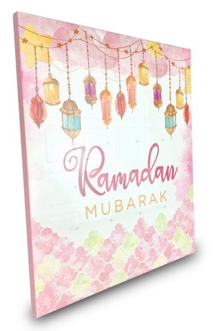 Ramadan Chocolate Advent Countdown Calendar – Pink Lanterns Design