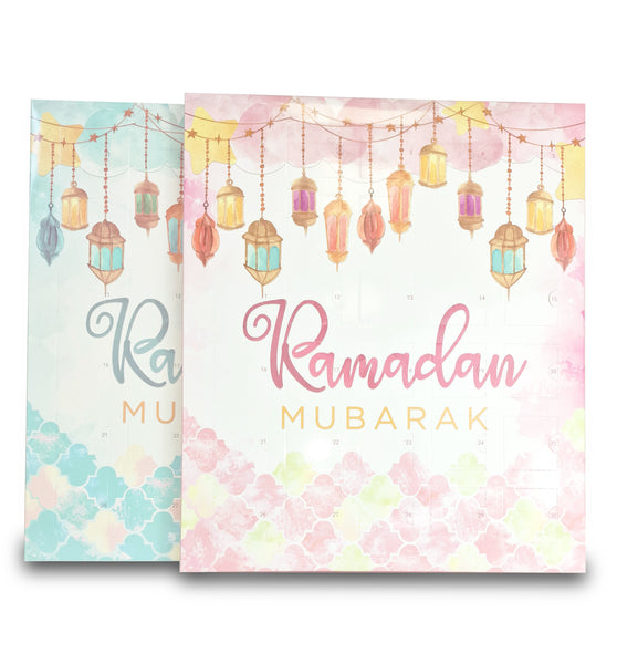 Ramadan Chocolate Advent Countdown Calendar – Pink Lanterns Design