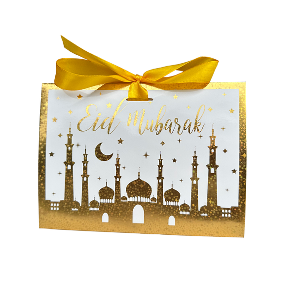 Eid Mubarak Gift Box - Gold Mosque & Star