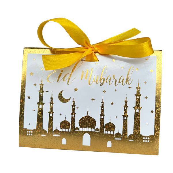 Eid Mubarak Gift Box - Gold Mosque & Star