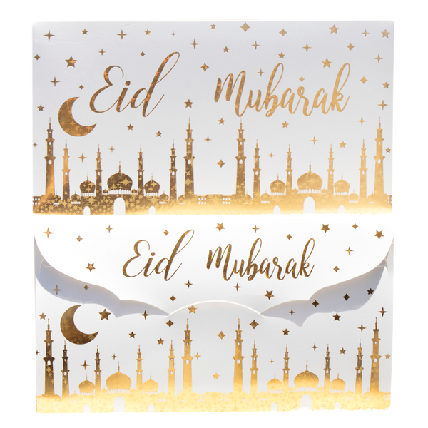 Eid Mubarak Money Envelopes - Gold Mosque & Star